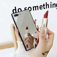 Coque de téléphone portable argent miroir de maquillage de luxe pour Iphone 13 XS Max 16 XS XR 15 14