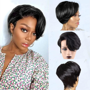 <span class=keywords><strong>Wig</strong></span> rambut manusia potongan pendek <span class=keywords><strong>Pixie</strong></span> untuk wanita 13x4.5x0.5 <span class=keywords><strong>wig</strong></span> rambut lurus renda transparan <span class=keywords><strong>wig</strong></span> rambut bagian renda pendek T1b/27 warna - Product Image 3