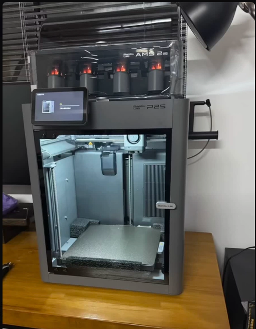 Bambu Lab P2S Combo Automatic FDM 3D Printer-New 1 Year Warranty High-Speed Auto Leveling USB Connectivity