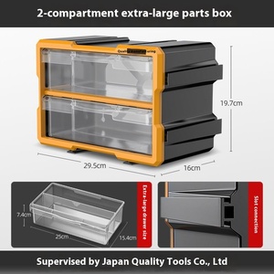 Nhật Bản Vuông Chia Bộ Phận Lưu Trữ Hộp Nhựa Phần Cứng Hộp Công Cụ Ngăn Kéo Loại Công Cụ Bộ Phận Lưu Trữ Tổ Chức Hộp - Product Image 6