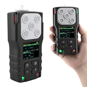 <strong>Portable</strong> Diffusion Pump Suction 4 Gas Concentration Alarm SO2 F2 HF NO Multi Fule Gases Detector Chimney Pipe VOC PID - Product Image 1