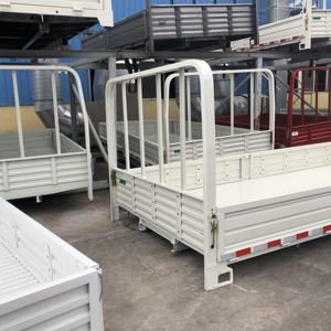 Camión volquete Van Box Más barato Flet Bed Truck Body Drop Side Cargo Truck Bodies - Product Image 6