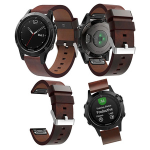 Lionorm Premium bracelet en cuir à dégagement rapide pour Garmin <span class=keywords><strong>Fenix</strong></span> 8/7/6/<span class=keywords><strong>5</strong></span> 22mm bracelet de montre en cuir accessoires de montre de Sport d'affaires - Product Image 3
