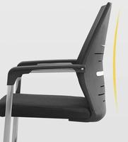 Chaise de bureau ergonomique en maille à dossier haut, blanche et noire, vente chaude, échantillon gratuit, vente en gros, usine Golden Lion