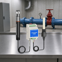 Capteur de qualité de l'eau multiparamètres pH EC Température TDS Salinité Sortie RS485 4-20mA pour l'alimentation en eau municipale en ligne