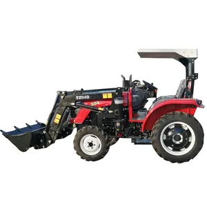 25HP 40HP 50 HP Tracteur avec cabine et chargeur frontal