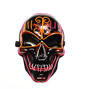 Halloween Purge <strong>Mask</strong> <strong>LED</strong> Light up Scary Spooky <strong>Mask</strong> for Women Men Boys <strong>Girls</strong> Festival Costume Cosplay Party Masquerade - Product Image 1