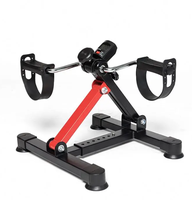 Pédale de musculation réglable à usage domestique et intérieur Mini équipement de fitness pour vélo de bureau avec écran LCD pour personnes âgées