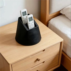 Modern Eco-Friendly Portable Plastic <b>Remote</b> <b>Control</b> Holder 4 Slot Living Room Storage Box <b>TV</b> Storage Stationery Home Organizer - Product Image 1