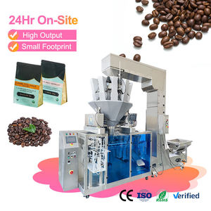Compact Automatic Premade Pouch Packaging <b>Machine</b> for <b>Coffee</b> Beans | <b>Small</b> Footprint Doypack Filling Sealing Equipment - Product Image 1