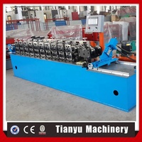 Machine de formage à froid de profilés en acier léger de type U, directement de l'usine |   Équipement de fabrication de profilés en U pour cloisons de plafond
