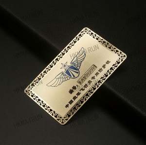 Carte de visite professionnelle transparente avec logo en or creux, vente chaude, idéale pour offrir en cadeau - Product Image 6