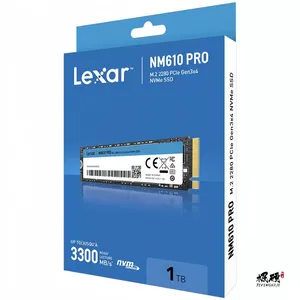 Disque SSD Lexar, interface M.<span class=keywords><strong>2</strong></span>, protocole NVMe, NM610PRO, lecture rapide, vitesse de lecture 3000 Mo/s - Product Image 1