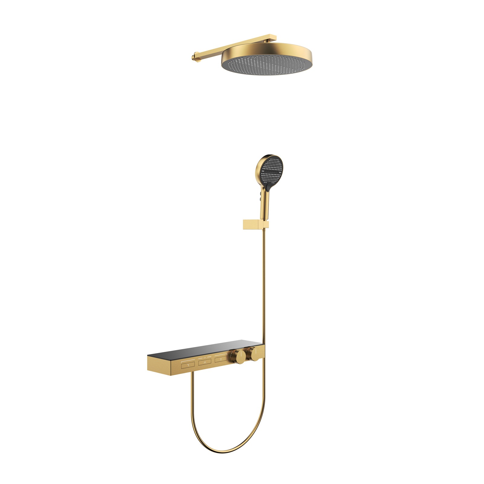 Brushed Gold Thermostatic