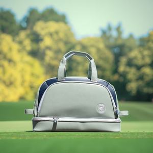 Bolsa de Golf Impermeable de PU con Logotipo Personalizado, Cierre de Cremallera, Compartimento Separado para Zapatos, 42x32x16cm, Limpieza en Seco, Equipo Deportivo para Hombre y Mujer - Product Image 4