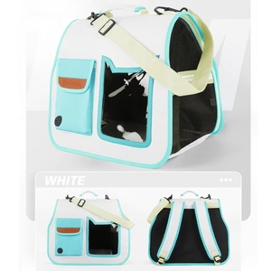 Étui de transport souple pour chat et <span class=keywords><strong>chien</strong></span>, approuvé par les compagnies aériennes, avec fermeture à glissière, sac pliable pour chat - Product Image 3