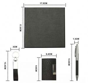 <b>Best</b> Selling Items Custom Color Business <b>Card</b> Box Keychain Pen Series Set for Office Corporate Welcome Birthday Gifts for <b>Men</b> - Product Image 4
