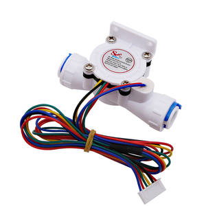 Sensor de Flujo de Agua por Pulsos NPN Multifunción SEA MH-02, 3.5-24v, Efecto Hall, Turbina POM, 0.5-6LPM, con Conexión Rápida de 3/8'' - Product Image 1
