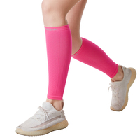 2349 # Manchons de compression personnalisés avec logo pour mollets, anti-humidité, élastiques, pour le sport, antidérapants, pour la course à pied, vente en gros