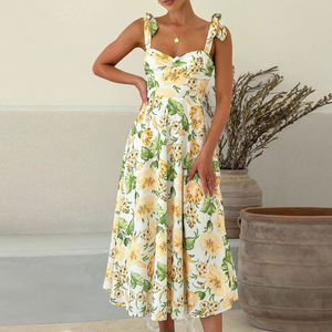 فساتين طويلة طويلة طويلة بلا أكمام مثيرة للشاطئ حفلة موسيقية صيفية للسيدات - Product Image 1