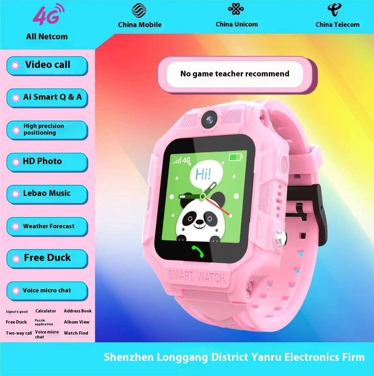 F15 Full Netcom 4G Pink