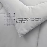 Échantillon gratuit de couette ultra douce toutes saisons avec insert de couette couettes matelassées couette de literie alternative en duvet avec onglets d'angle