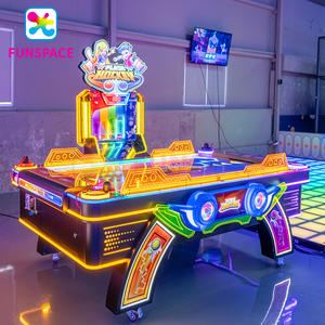 เครื่องเล่นเกมฮอกกี้อากาศแบบหยอดเหรียญ ราคาโรงงาน Funspace สำหรับศูนย์เกมในร่ม - Product Image 1