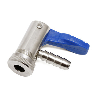 6mm/8mm אגודל נעילה אוויר צ 'אק עבור מנוע כלי רכב צמיג ניפוח קליפ-על מהיר מחבר כלי - Product Image 3