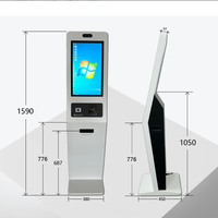 Système de gestion des files d'attente en ligne personnalisé Distributeur de billets papier Numéro d'appel Kiosque de file d'attente automatique Kiosque à écran LCD tactile