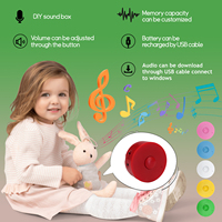 Module sonore USB téléchargeable 16 Mo pour jouet en peluche, enregistreur vocal rond pour jouet en peluche