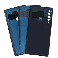 Coque arrière en verre pour Samsung Galaxy A9 2018 A920F avec/sans objectif d'appareil photo – Pièce de rechange