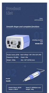 JD700 automatico dentale/chiodo/legno/smerigliatrice di gioielli per lucidare gioielli per lucidare lucidatura 30000rpm <span class=keywords><strong>Mirco</strong></span> trapano elettrico - Product Image 5