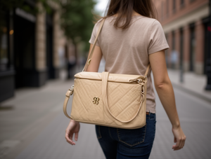 Borsa a Tracolla da Donna in Microfibra, Pelle Sintetica, Chiusura con Cerniera, per Uso Quotidiano, Adatta a Tutte le Stagioni - Product Image 2