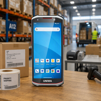5G 坚固型 PDA IP66 级防尘防水 Android 手持式数据终端 2D 条码扫描仪 数据采集器，用于现场工作和库存管理