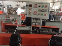 Ligne d'extrusion de tuyaux ondulés en plastique, machine à vis simple, moteur PMMA 30KW, boîte de vitesses, haute productivité, PLC, pompe à roulement