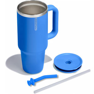 Fayren 30oz Tumbler Handle Big Capacity <b>Straw</b> Lid Leak Proof Stainless Steel <b>Water</b> <b>Bottle</b> Travel Mug - Product Image 5