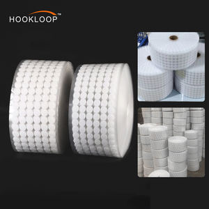 Vente en gros de ruban adhésif à points autocollants de 25 mètres, réutilisable, rond, en nylon, attaches auto-agrippantes <span class=keywords><strong>pour</strong></span> la maison, le bureau, le bricolage, l'artisanat - Product Image 1