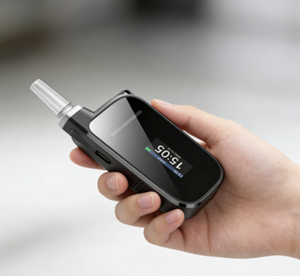 เครื่องวัดแอลกอฮอล์แบบดิจิตอล H3 ระดับมืออาชีพ ได้รับมาตรฐาน CE FCC ISO สำหรับบาร์และสถานที่ทำงาน - Product Image 2