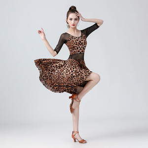 2025 nueva moda Ballet danza práctica Vestido <span class=keywords><strong>Mujer</strong></span> leopardo diseño entrenamiento profesional danza <span class=keywords><strong>ropa</strong></span> al por mayor - Product Image 2
