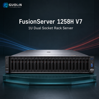 Serveur FusionServer 1258H V7 1U en rack pour l'IA haute performance, la base de données et le support des charges de travail d'entreprise