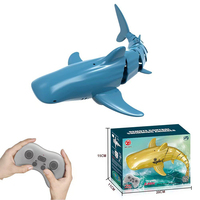 Jouet requin télécommandé 2,4G à l'échelle 1:18, requin haute simulation pour piscine, salle de bain, cadeau, jouets bateau télécommandés pour garçons et filles