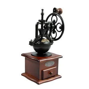 Molinillo de café Manual Vintage para máquina de café de mano de madera Expresso BM139