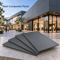 Panneau composite en acier vert de 3 mm pour enseignes de devanture de magasin