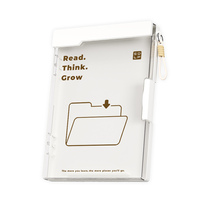 Carpeta de doble capa de varios colores, caja de almacenamiento de documentos con eslinga, caja de plástico portátil de gran capacidad, archivo para oficina
