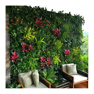 Linwoo Sistema de Parede Verde Jardim Vertical Painel de Parede de Planta Artificial Sistema de Parede Verde Jardim Vertical