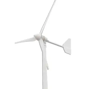 Éolienne résidentielle à axe horizontal à la maison des prix bon marché 5kw 96 ~ 220V pour la ferme