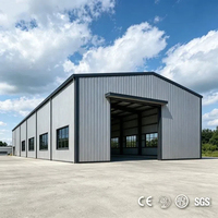 Entrepôt préfabriqué en structure métallique certifié CE, conception à portée libre pour les installations de stockage et la distribution logistique