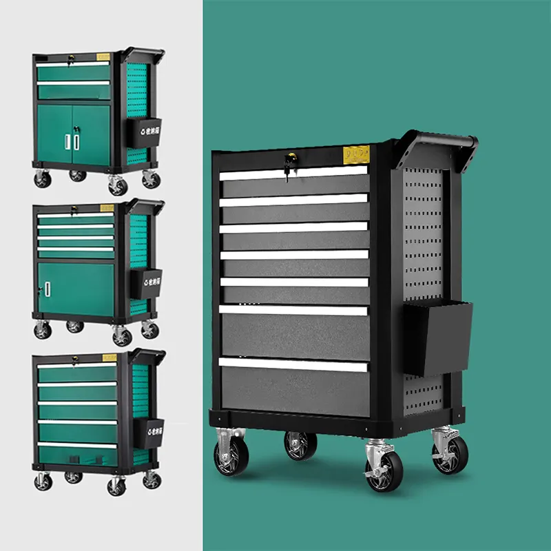 2023 nuovo design personalizzato garage officina 5 cassetti armadio portautensili in metallo/carrello/carrello