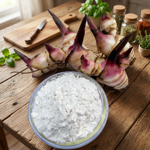 Poudre d'amidon d'arrowroot LY CUONG Premium 100% Arrowroot Texture Lisse Extrait Naturel de Racine Ingrédient Alimentaire de Qualité Culinaire 50kg - Product Image 1