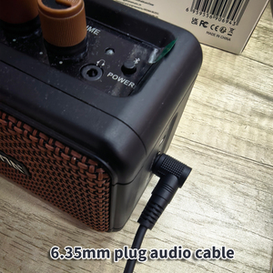Cable de Guitarra Profesional de 6.35mm, 2.5m, Recto a Ángulo Recto, Cable de Audio para Instrumentos, para Amplificador de Bajo Eléctrico - Product Image 4